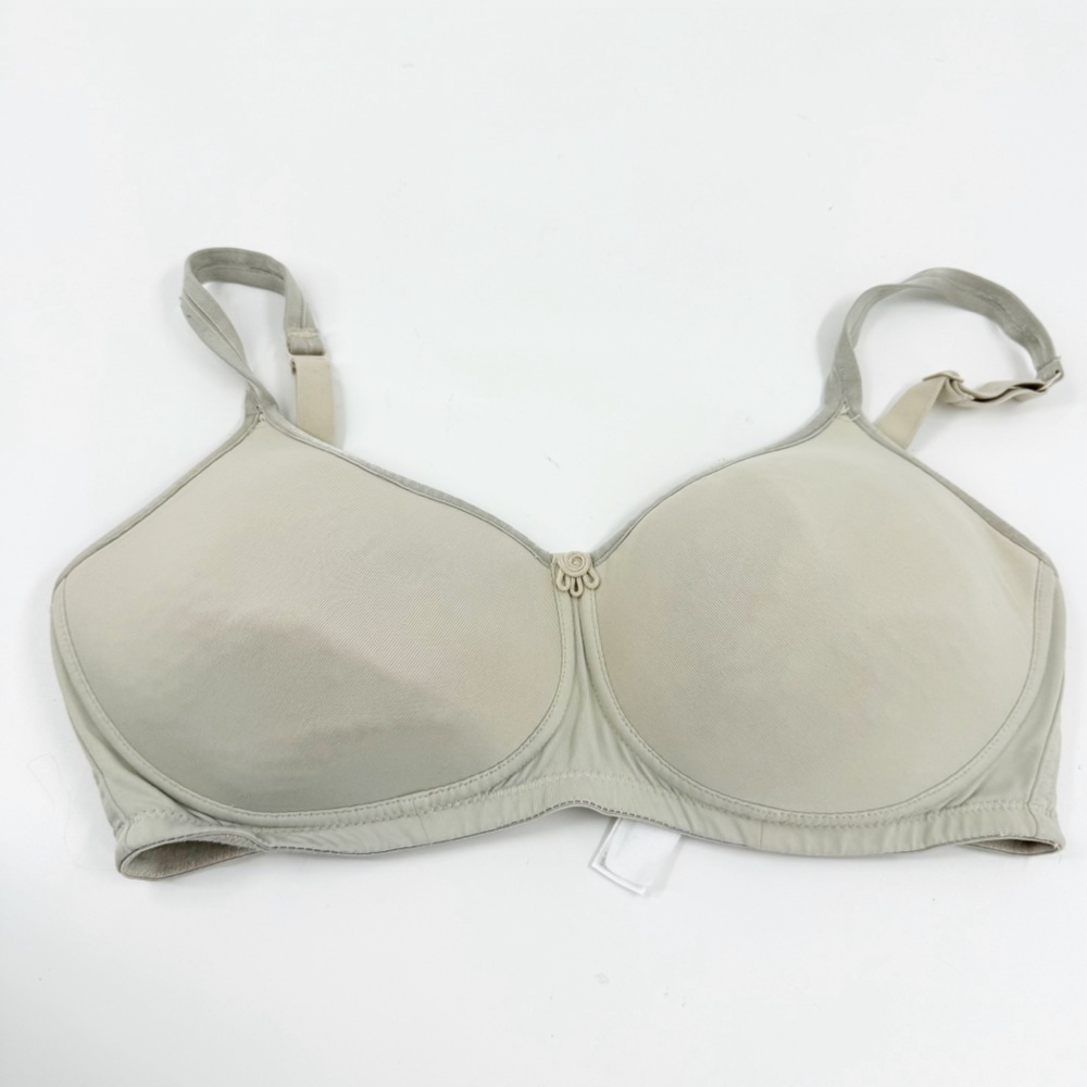 ✅ Amoena Bra Mara SB Mastectomy Size 36C Beige Adjustable Strap Lined Stretch